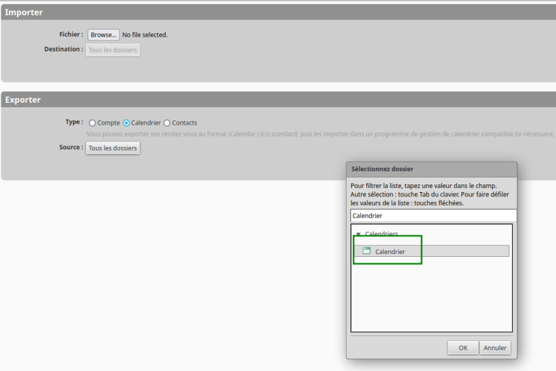Migration zimbra vers sogo étape 2